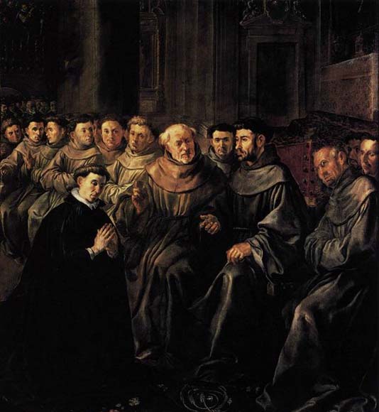 St Bonaventure Enters the Franciscan Order